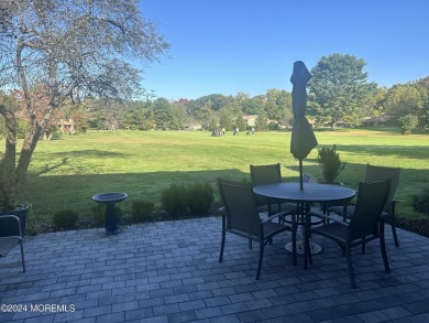 Gorgeous views of the golf course and a paver patio.  Such a on Shadow Lake Village in New Jersey - for sale on GolfHomes.com, golf home, golf lot