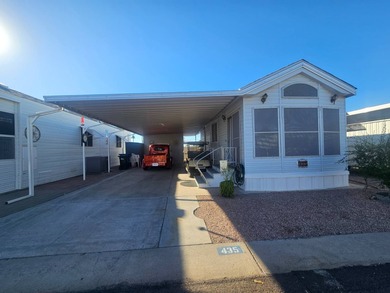 This meticulously maintained 2-bedroom, 2-bathroom home with a on Viewpoint Golf Resort in Arizona - for sale on GolfHomes.com, golf home, golf lot