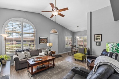 Updated and Furnished 2 bed, 2 bath Los Cabos Condo in Gated 55+ on Sun Village Golf Course in Arizona - for sale on GolfHomes.com, golf home, golf lot