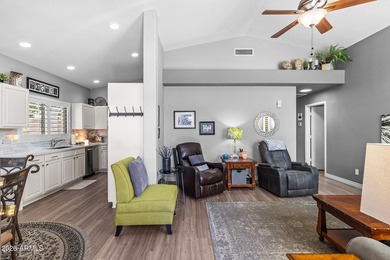 Updated and Furnished 2 bed, 2 bath Los Cabos Condo in Gated 55+ on Sun Village Golf Course in Arizona - for sale on GolfHomes.com, golf home, golf lot