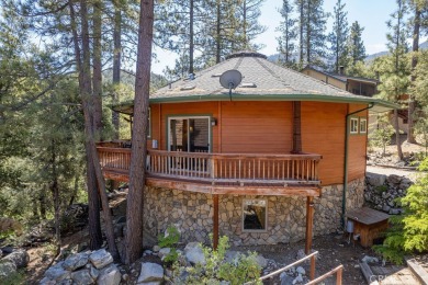 Escape city life with this custom-built, octadecagon, getaway in on Pine Mountain Club in California - for sale on GolfHomes.com, golf home, golf lot