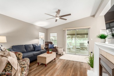 Remodeled by owner, wood like flooring,new white kitchen built on SunBird Golf Club in Arizona - for sale on GolfHomes.com, golf home, golf lot