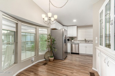 Remodeled by owner, wood like flooring,new white kitchen built on SunBird Golf Club in Arizona - for sale on GolfHomes.com, golf home, golf lot