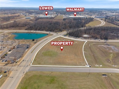 This prime +/- 4.14 acre parcel of developable land is on Siloam Spring Country Club in Arkansas - for sale on GolfHomes.com, golf home, golf lot