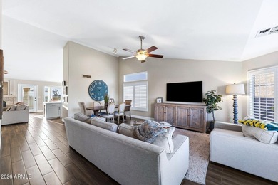 In the shadow of Mesa's striking Red Mountain sits one of the on Red Mountain Ranch Country Club in Arizona - for sale on GolfHomes.com, golf home, golf lot