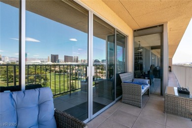 Experience elevated living in this 9th-floor high-rise unit on Las Vegas Country Club in Nevada - for sale on GolfHomes.com, golf home, golf lot