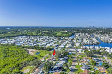 This well maintained concrete block corner home sustained flood on Mangrove Bay Golf Course in Florida - for sale on GolfHomes.com, golf home, golf lot
