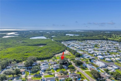 This well maintained concrete block corner home sustained flood on Mangrove Bay Golf Course in Florida - for sale on GolfHomes.com, golf home, golf lot
