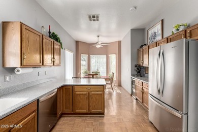 Start living in this inviting 3-bed, 2-bath home perfectly on Coyote Lakes Golf Club in Arizona - for sale on GolfHomes.com, golf home, golf lot