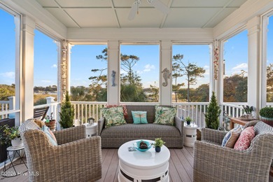 Intracoastal Waterway front luxury home with private dock on Lockwood Folly Country Club in North Carolina - for sale on GolfHomes.com, golf home, golf lot