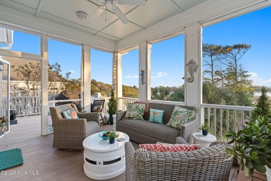 Intracoastal Waterway front luxury home with private dock on Lockwood Folly Country Club in North Carolina - for sale on GolfHomes.com, golf home, golf lot