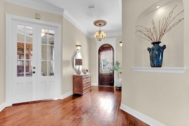 Discover an exceptional residence where sophisticated living on Hide-A-Way Lake Golf Course in Texas - for sale on GolfHomes.com, golf home, golf lot