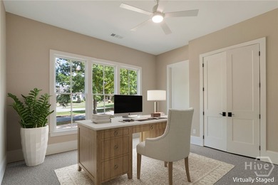 This beautifully designed 5-bedroom home with two bedrooms on on The Georgia Club in Georgia - for sale on GolfHomes.com, golf home, golf lot