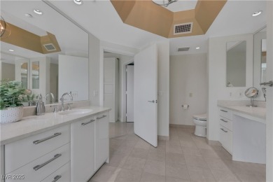 From the moment you step inside this stunning Turnberry Towers on Las Vegas Country Club in Nevada - for sale on GolfHomes.com, golf home, golf lot