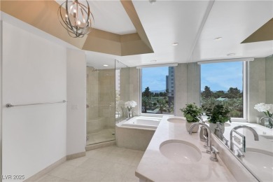 From the moment you step inside this stunning Turnberry Towers on Las Vegas Country Club in Nevada - for sale on GolfHomes.com, golf home, golf lot