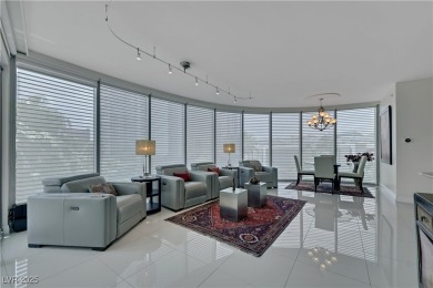 From the moment you step inside this stunning Turnberry Towers on Las Vegas Country Club in Nevada - for sale on GolfHomes.com, golf home, golf lot