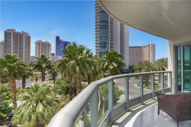 From the moment you step inside this stunning Turnberry Towers on Las Vegas Country Club in Nevada - for sale on GolfHomes.com, golf home, golf lot