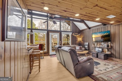 Nestled in the heart of Sky Valley, this charming 3 bedroom, 3 on Sky Valley Resort and Country Club in Georgia - for sale on GolfHomes.com, golf home, golf lot