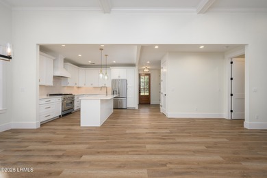 Under construction - CUSTOM HOME - September 2025 completion on Ladys Island Country Club in South Carolina - for sale on GolfHomes.com, golf home, golf lot