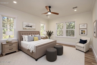 Under construction - CUSTOM HOME - September 2025 completion on Ladys Island Country Club in South Carolina - for sale on GolfHomes.com, golf home, golf lot