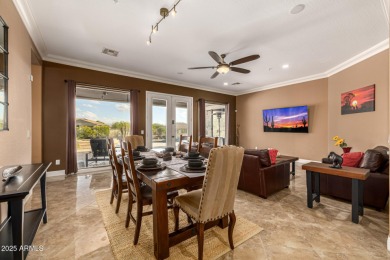 Spectacular single-level home with panoramic city light & on Sanctuary Golf Course At WestWorld in Arizona - for sale on GolfHomes.com, golf home, golf lot