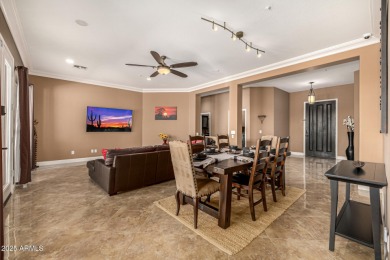 Spectacular single-level home with panoramic city light & on Sanctuary Golf Course At WestWorld in Arizona - for sale on GolfHomes.com, golf home, golf lot