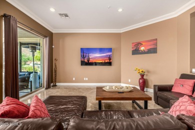 Spectacular single-level home with panoramic city light & on Sanctuary Golf Course At WestWorld in Arizona - for sale on GolfHomes.com, golf home, golf lot