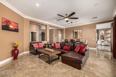 Spectacular single-level home with panoramic city light & on Sanctuary Golf Course At WestWorld in Arizona - for sale on GolfHomes.com, golf home, golf lot