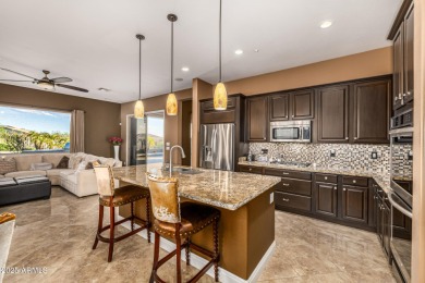 Spectacular single-level home with panoramic city light & on Sanctuary Golf Course At WestWorld in Arizona - for sale on GolfHomes.com, golf home, golf lot