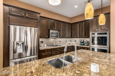Spectacular single-level home with panoramic city light & on Sanctuary Golf Course At WestWorld in Arizona - for sale on GolfHomes.com, golf home, golf lot