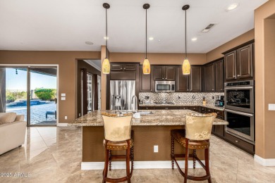 Spectacular single-level home with panoramic city light & on Sanctuary Golf Course At WestWorld in Arizona - for sale on GolfHomes.com, golf home, golf lot