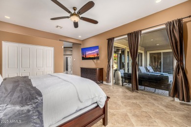 Spectacular single-level home with panoramic city light & on Sanctuary Golf Course At WestWorld in Arizona - for sale on GolfHomes.com, golf home, golf lot