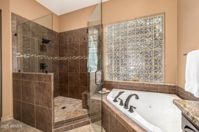 Spectacular single-level home with panoramic city light & on Sanctuary Golf Course At WestWorld in Arizona - for sale on GolfHomes.com, golf home, golf lot