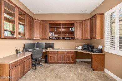 Spectacular single-level home with panoramic city light & on Sanctuary Golf Course At WestWorld in Arizona - for sale on GolfHomes.com, golf home, golf lot