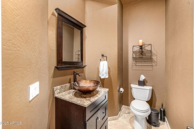 Spectacular single-level home with panoramic city light & on Sanctuary Golf Course At WestWorld in Arizona - for sale on GolfHomes.com, golf home, golf lot