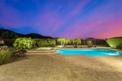 Spectacular single-level home with panoramic city light & on Sanctuary Golf Course At WestWorld in Arizona - for sale on GolfHomes.com, golf home, golf lot