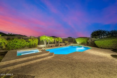 Spectacular single-level home with panoramic city light & on Sanctuary Golf Course At WestWorld in Arizona - for sale on GolfHomes.com, golf home, golf lot