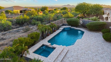 Spectacular single-level home with panoramic city light & on Sanctuary Golf Course At WestWorld in Arizona - for sale on GolfHomes.com, golf home, golf lot