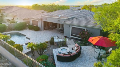 Spectacular single-level home with panoramic city light & on Sanctuary Golf Course At WestWorld in Arizona - for sale on GolfHomes.com, golf home, golf lot