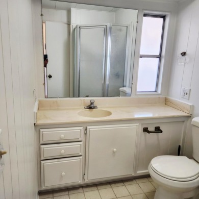 This property is light, bright and has a unique 2 bed/2 bath on Palm Desert Greens Country Club in California - for sale on GolfHomes.com, golf home, golf lot