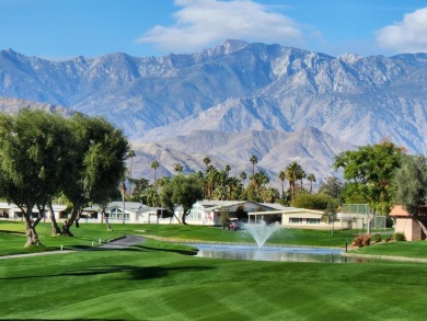 This property is light, bright and has a unique 2 bed/2 bath on Palm Desert Greens Country Club in California - for sale on GolfHomes.com, golf home, golf lot