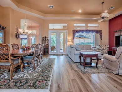 SPECTACULAR EXPANSIVE GOLF COURSE VIEW on this CUSTOM ST. JOHNS on The Links of Spruce Creek in Florida - for sale on GolfHomes.com, golf home, golf lot