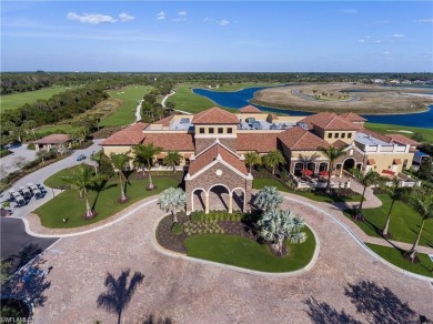 Updates and CUSTOM UPGRADES abound in this BRIGHT, AIRY and OPEN on TPC At Treviso Bay in Florida - for sale on GolfHomes.com, golf home, golf lot