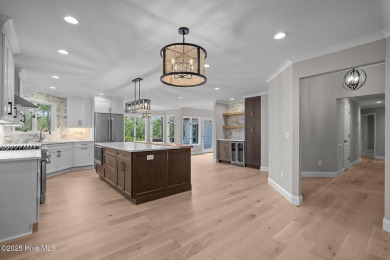 Coastal living at its finest with this exceptionally renovated on Olde Point Golf and Country Club in North Carolina - for sale on GolfHomes.com, golf home, golf lot
