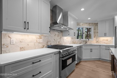 Coastal living at its finest with this exceptionally renovated on Olde Point Golf and Country Club in North Carolina - for sale on GolfHomes.com, golf home, golf lot