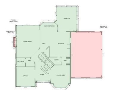 Beautifully updated! Upgrades galore! In sought after Bradshaw on The Golf Club At Bradshaw Farm in Georgia - for sale on GolfHomes.com, golf home, golf lot