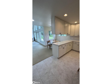 Beautiful ranch home located just off the 9th green of Prairie on Prairie Knolls Country Club in Iowa - for sale on GolfHomes.com, golf home, golf lot