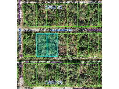 Build your home in a ONE-ACRE! Lots to be sold together they are on Indian Lake Estates Golf and Country Club in Florida - for sale on GolfHomes.com, golf home, golf lot