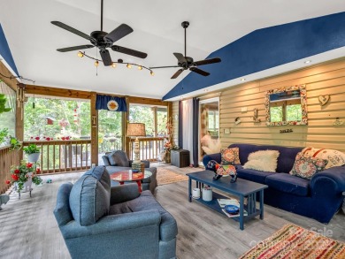 Move-in ready w/many updates, low maintenance yard & seasonal on Rumbling Bald Resort on Lake Lure in North Carolina - for sale on GolfHomes.com, golf home, golf lot