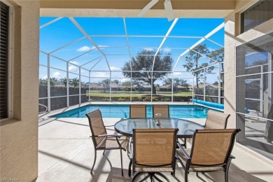 Move-In Ready Pool Home with Stunning Lake  Golf Course Views in on Estero Country Club in Florida - for sale on GolfHomes.com, golf home, golf lot